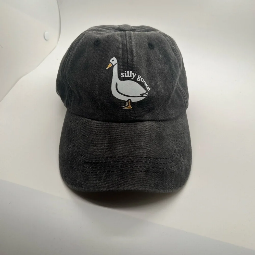 Black Silly Goose Cap